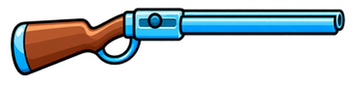 Blue shotgun